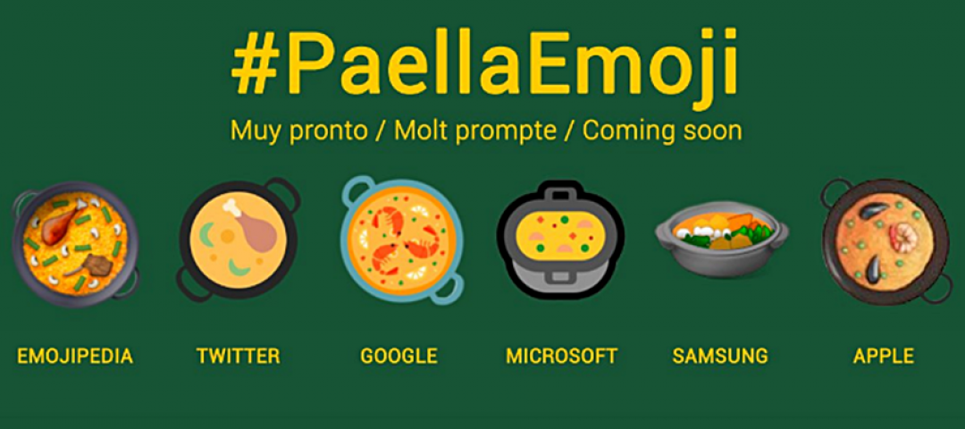 El emoji de la paella ya está disponible en todo el mundo